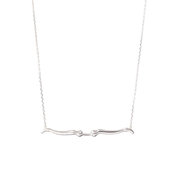 206.a Clavicula Necklaces Silver